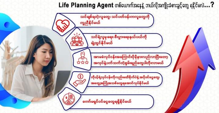 Capital Taiyo Life Insurance တွင် Life Planner Agent အဖြစ် လုပ်ကိုင်နိုင်ပြီဖြစ်ပါကြောင်း…